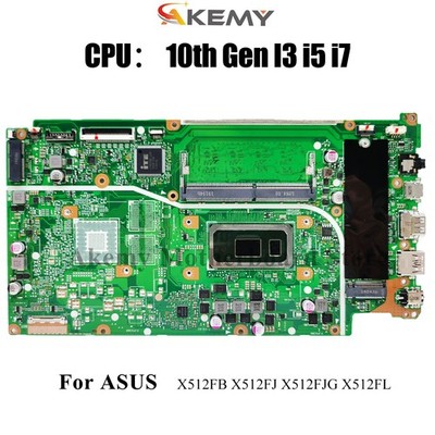 X512FAC Motherboard For ASUS K512F X512FF A512F S512F Mainboard W/ 10TH GEN CPU