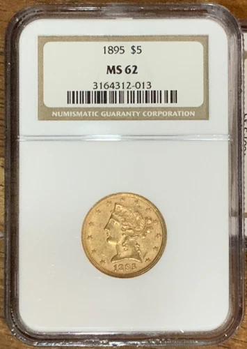 1895-P Liberty Half Eagle — photo from the most recent tracked eBay sale