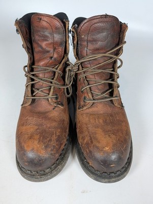 Red Wing 2326 Work Boots 7 Brown Leather Steel Toe Workwear Streetwear USA Red Wing Womens Sz 7 D Us Brown Leather Steel Toe Work  main image 4