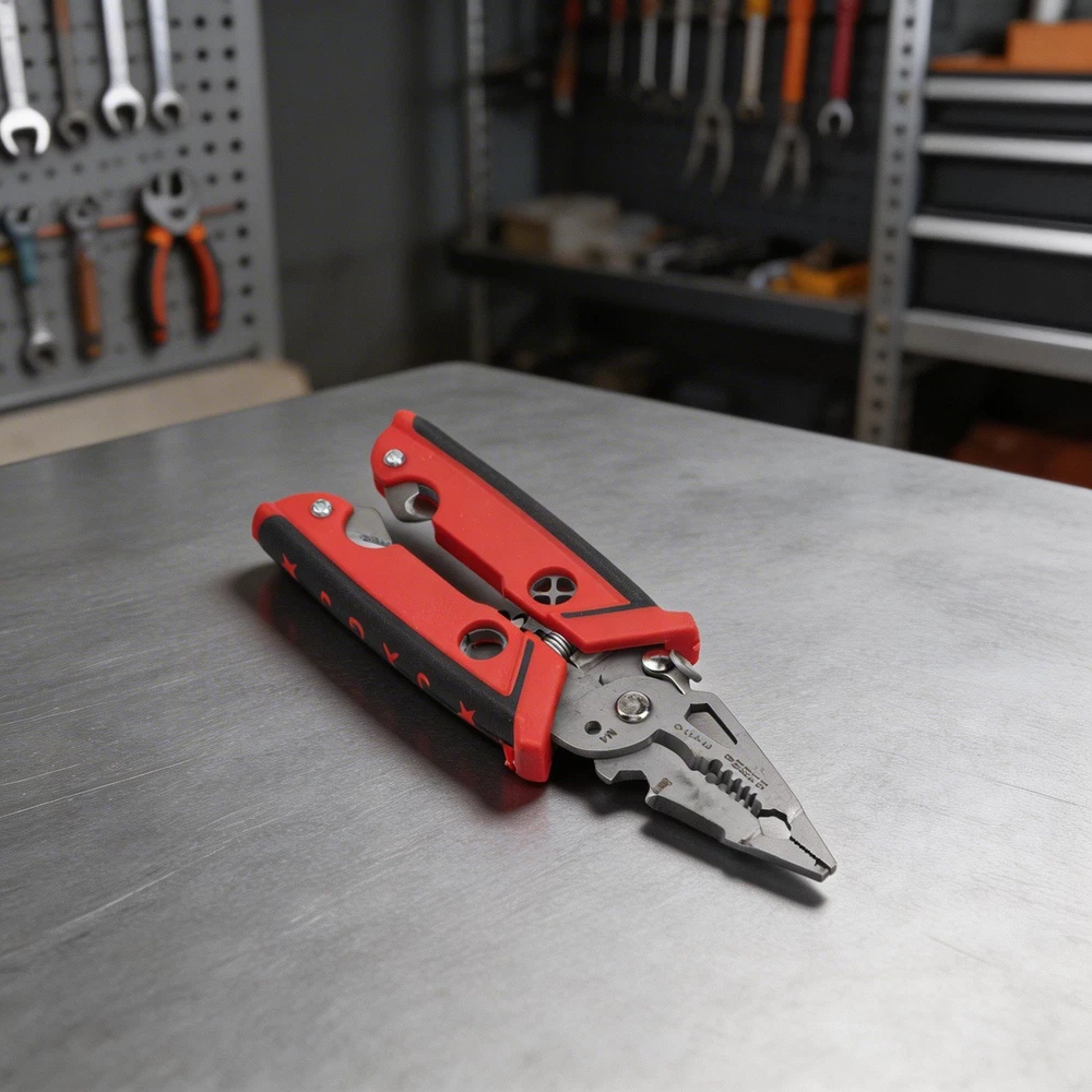Multi Tool Wire Stripper Cutter Pliers 18 in 1 with Crimper and Wrench Features