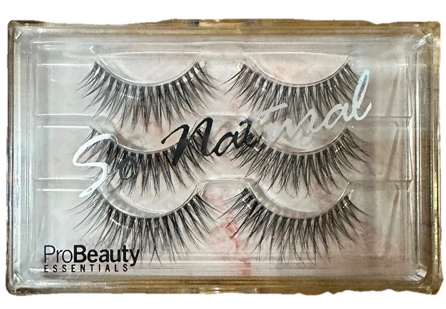 ProBeauty Essentials SO NATURAL Self Adversive Flare Lashes 3 Pairs - Image 2 of 3