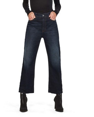 G-Star, Damen, Jeans Tedie Ultra High Straight rp Ankle, Dunkelblau, W25 L32