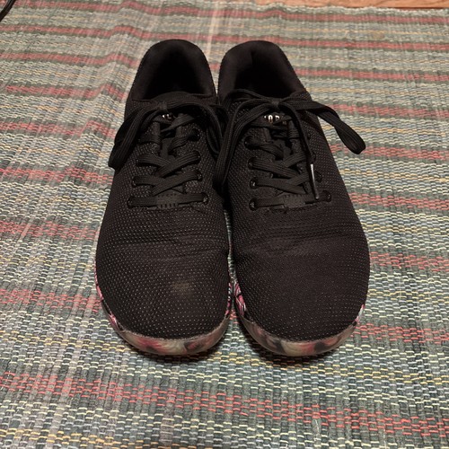 NOBULL Sz 10 Women’s Black Outwork Midnight Palm Trainer Sneakers Shoes - Picture 2 of 6