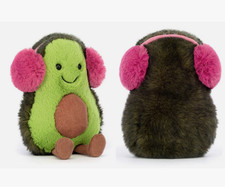 Jellycat Toastie Amuseables Avocado Plush Doll Christmas Gifts Fluffy Tags + Bag
