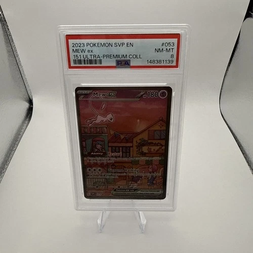 2023 Pokemon PSA 8 Mew ex #053 S&V 151 Promo  Scarlet & Violet 151 UPC Promo