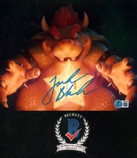 JACK BLACK SIGNED BOWSER SUPER MARIO BROS GALAXY MOVIE 8X10 PHOTO BAS COA