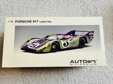 AUTOart 1/18 Porsche 917 Long Tail Diecast Model Car Detailed Replica