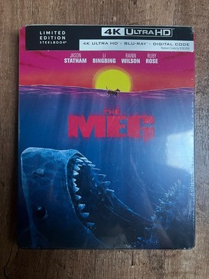 The Meg w. Steelbook (4K UHD + Blu-ray + Digital, 2018, Region Free) *NEW*