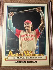 2025 Topps Heritage Award Winners Jarren Duran #AW-10 Base