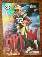 2025 Panini Absolute Football By Storm  Red /150 Matthew Golden Rookie Card RC