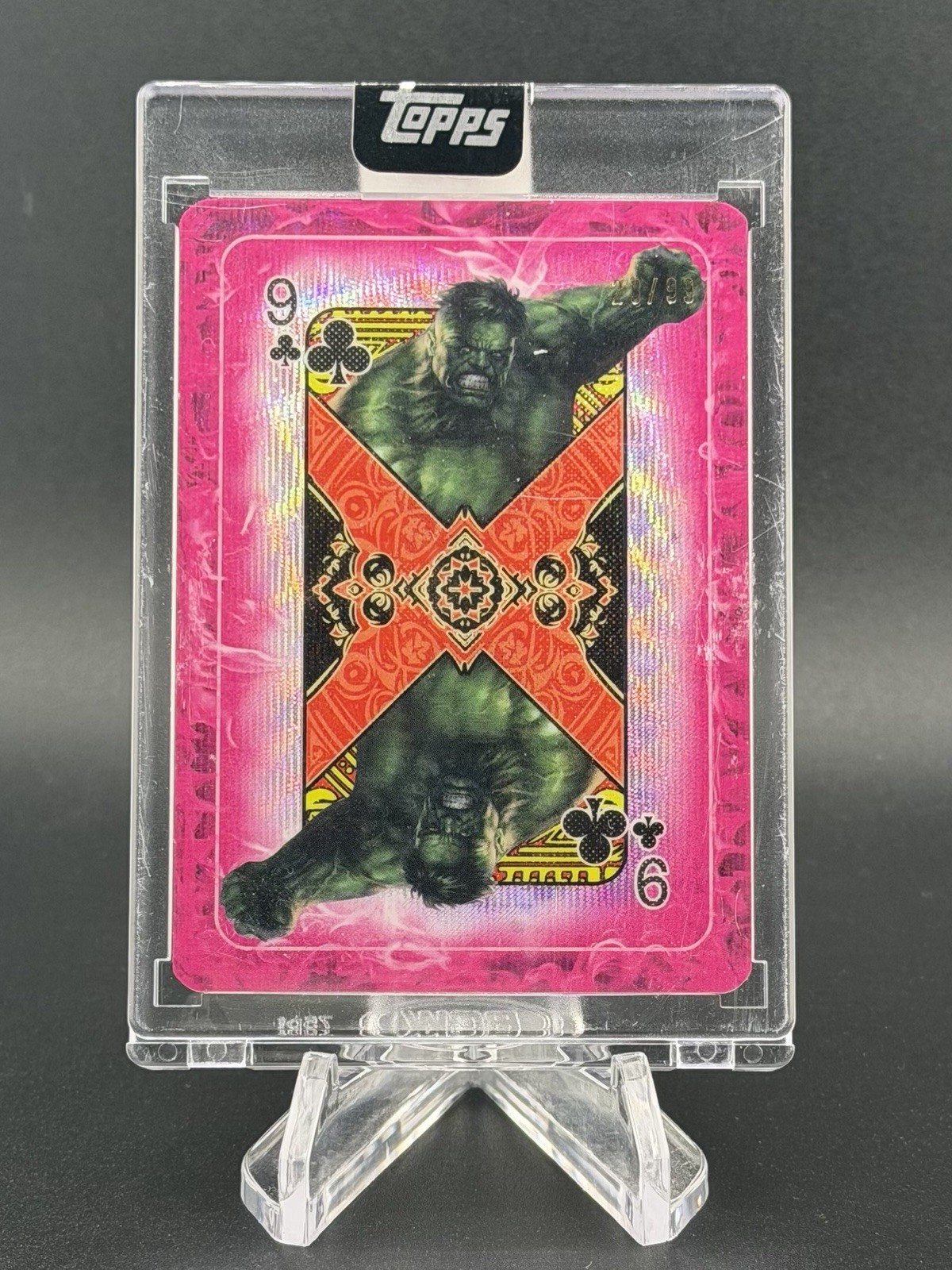 Hulk 9 Clubs #C-9 Marvel 2025 Topps Mint Gambit's Deck trading card — raw and PSA graded price guide