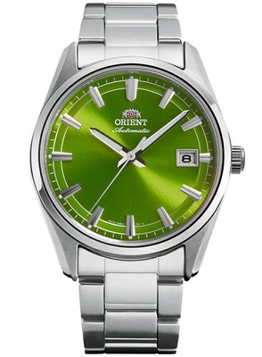 Orient Contemporary RN-AC0R05E Stretto Date Green Dial Stainless Steel Men Watch