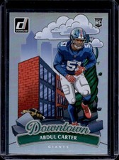 2025 Panini Donruss Abdul Carter Downtown! SP RC Rookie #20 Giants