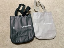2 New Lululemon Limited Edition Small Reusable Shopping Bag With Logo