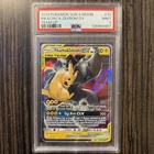Pikachu & Zekrom GX 33/181 Sm-Team Up Holo Graded PSA 9
