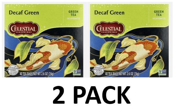 , Decaf, 40 Tea Bags Each, 2.6 Oz (74 G) Best By 6/2026