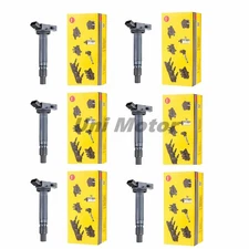 6 pcs OEM NGK Ignition Coil For LEXUS IS350 2007-2016 IS250 06-15 GX460 10-20