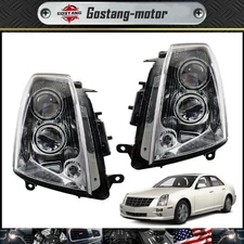 For Cadillac STS 2005-2011 Halogen Headlight Right+Left Side GM2502278 GM2503278