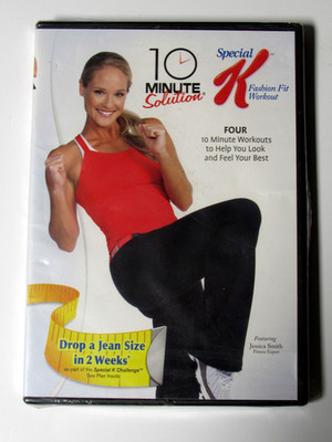 10 Minute Solution Special K Fashion Workout NEW/SEALED (DVD) Buns Thighs FREE
