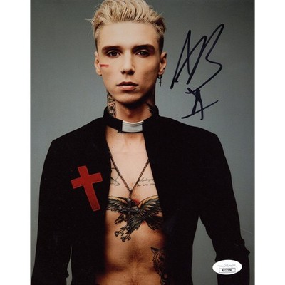 Andy Biersack Andy Black Signed 8x10 Photo American Satan Black Veil Brides  JSA