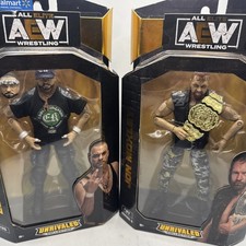 AEW Unrivaled Wrestling Jon Moxley #37 Series 5 Action Figure Lot Eddie Kingston