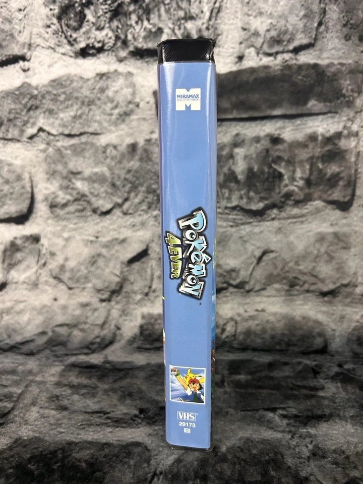 Pokemon 4 EVER VHS 2003 Full Length Movie Tape - Clamshell - Miramax - Image 2 of 4
