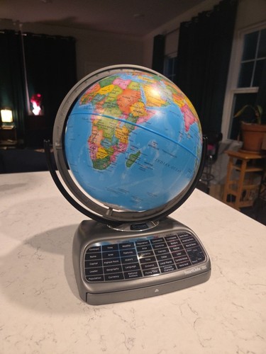Oregon World Globe Smart Deluxe Edition w/ Stylus Pen Missing Battery Cover