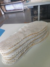 2Pairs Natural Loofah Insoles Breathable Shoes Cushion Inserts size42/43 