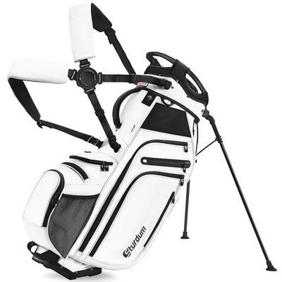 Sturdum 14-Way Golf Stand Bag 900D Oxford Full-Length Dividers