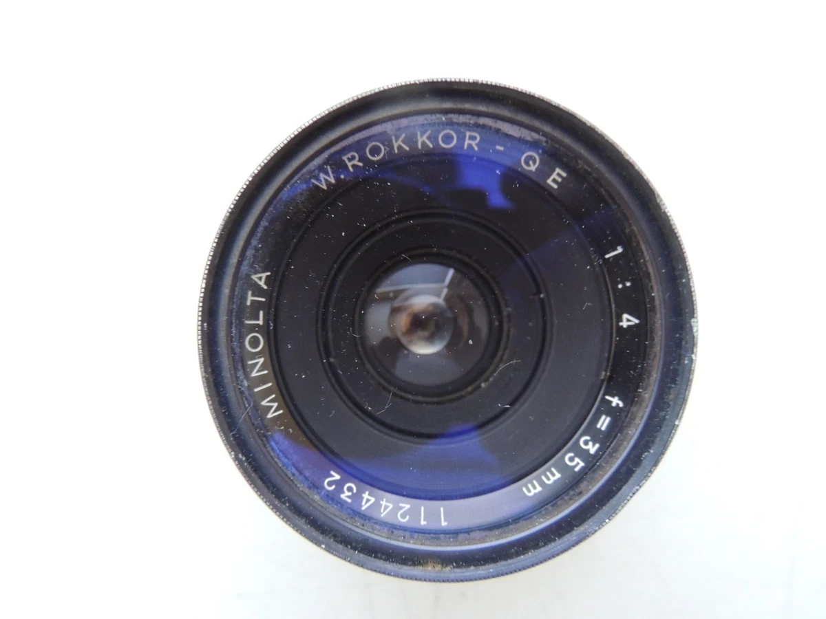 Minolta Manual Focus f/4 Wide Angle Camera Lenses for sale | eBay
