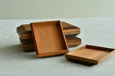 Antiques Wooden Box Small Storage Jewelry Netsuke Old Coi 3x8x9.7cm  Duty Paid o