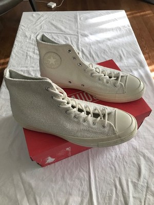 NEW Converse CTAS 70s Chuck Taylor Hi Reverse French Terry - Egret - White SZ 10