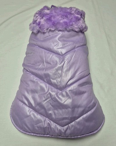 Top Paw Dog/Pet Shimmer Coat/Jacket~Violet~Sz M~tried on only
