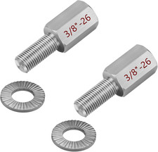 Bicycle Axle Extenders for Training Wheels, 2 Pack 304 Stainless Steel Extension