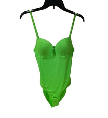 New With Tags YMI juniors Size Medium Bathing Suit Green Gecko