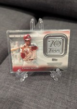 2021 Topps - Topps 70th Anniversary Manufactured Logo Patches Johnny Bench...