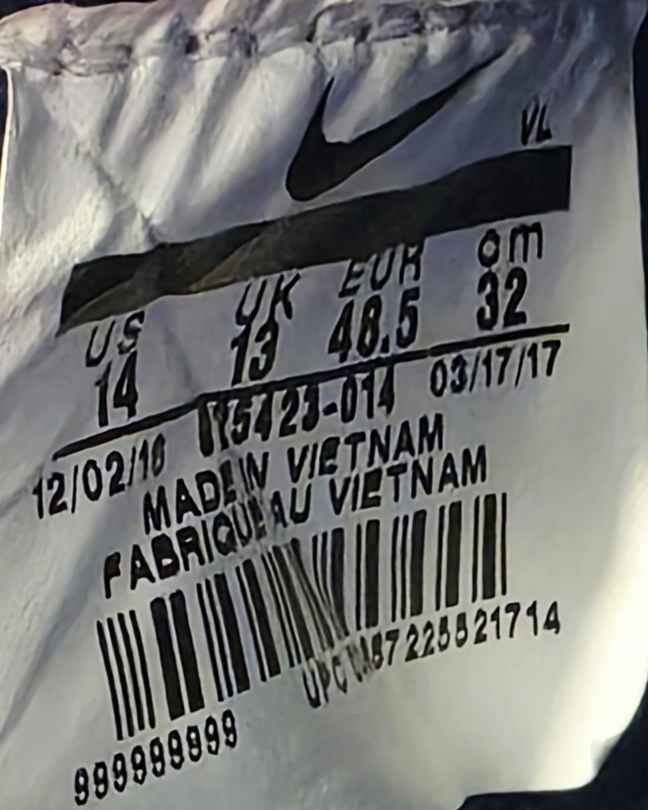 Men's Nike VPR Vapor Untouchable Flyweave Football Cleats Blue Sz 14 825423-014 thumbnail 5