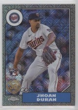 2022 Update 1987 Topps Chrome Silver Pack Series Mojo Black /199 Jhoan Duran s1e