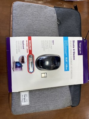 Targus Strata II Sleeve 15.6  43cm With Wireless Mouse And Webcam Cover Kit