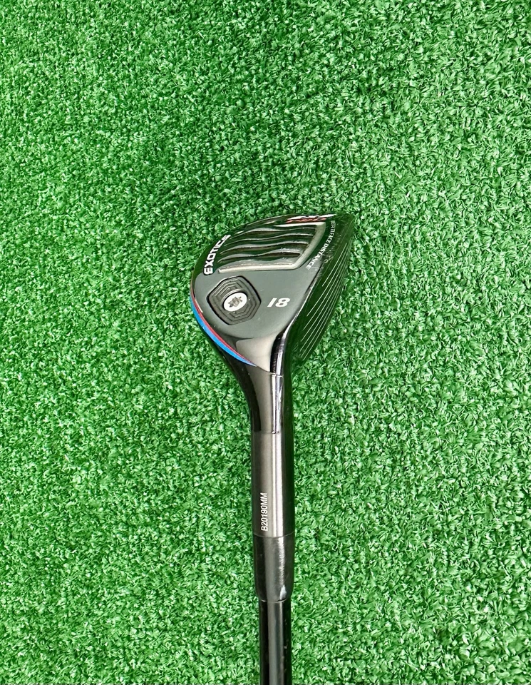 Tour Edge EXOTICS EXS PRO 18° Utility Driving Hybrid Iron Regular-Flex MRH + HC - Image 3 of 4