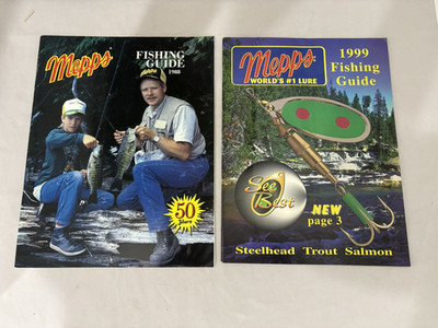 Vintage~ Mepps~ 1988 (50yrs) and 1999 Fishing Guide Catalogs