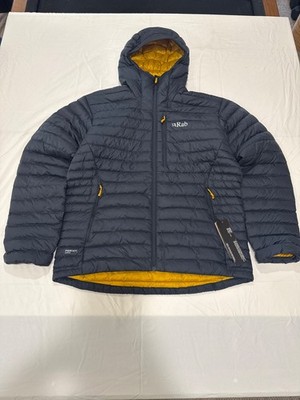 Rab Microlight Alpine Jacket Mens US XL Beluga - New with Tags