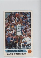 1990-91 Panini Album Stickers Alvin Robertson #101 0o9