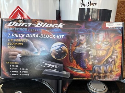 Dura-Block AF44L Sanding Disc Set Black 7 Piece Professional Kit