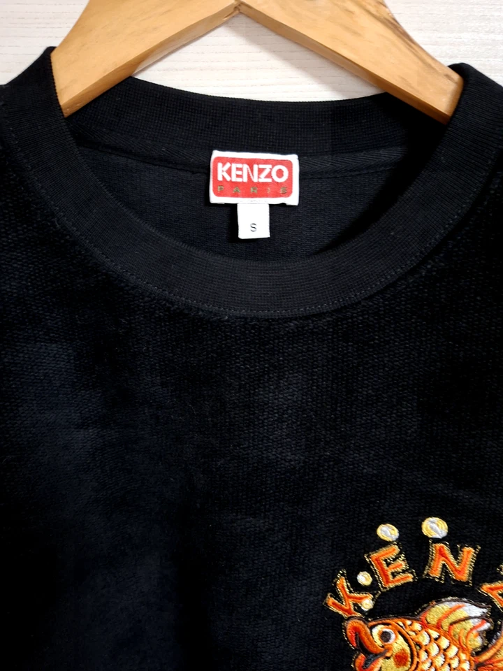 Felpa uomo kenzo. Felpa classica ricamata 'KENZO Kingyo'  Nuova, mai indossata - Imagen 4 de 4