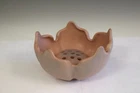 Vintage Van Briggle Pottery Lotus Leaf Arts & Crafts Planter Bowl & Frog 6"