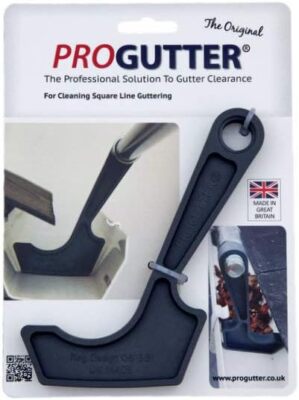 PROGUTTER 3603 Halbrunder Dachrinnenreinigungsschaber, Grau, 21,0 cm*14,0 cm*2,0 cm