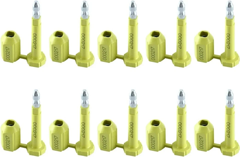 KUAHOME 100 PCS High Security Bolt Seal Shipping Seal for Cargo Containers Truck Trailer