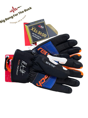 Reusch Alexis Pinturault GTX 457 Skihandschuhe dazzling blue orange popsicle 9.5