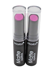 NABI Matte Lipstick. MLS59 LAVENDER ll 2 PACK